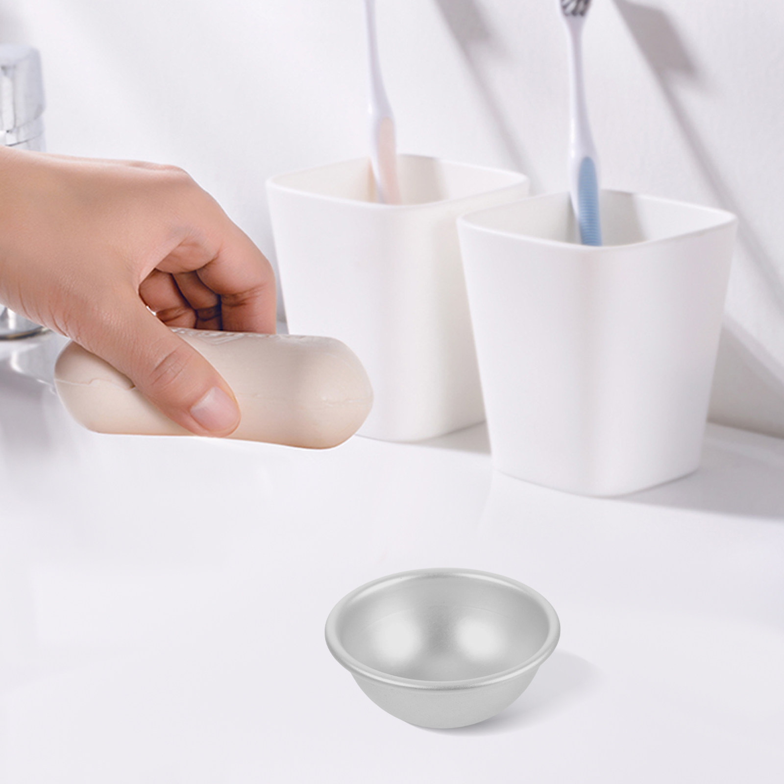 Bath Bomb Mold - 12Pcs High Quality Aluminium Alloy Bath