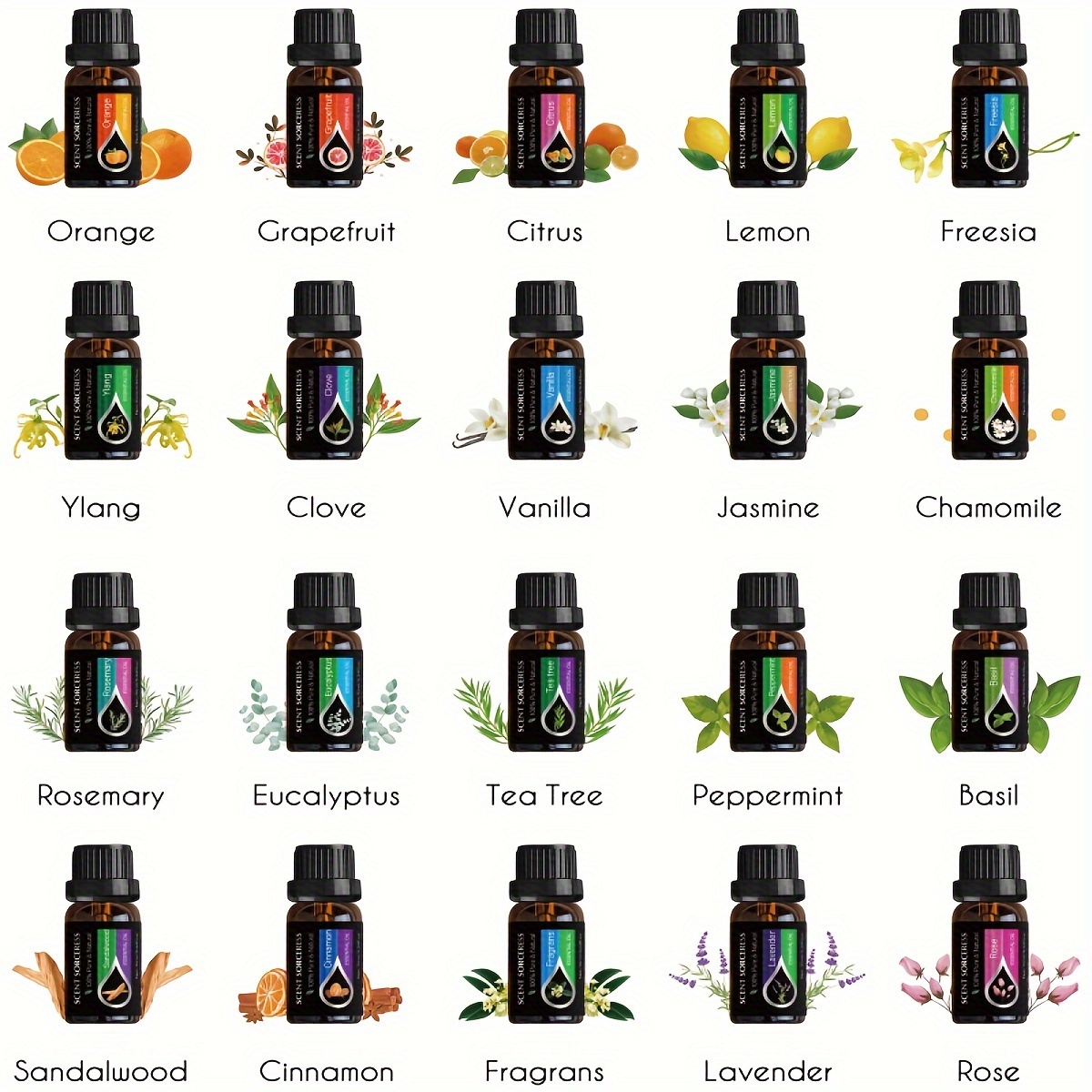 20pcs/set Essential Oil Set La - Spa Y Wellness recension och pris