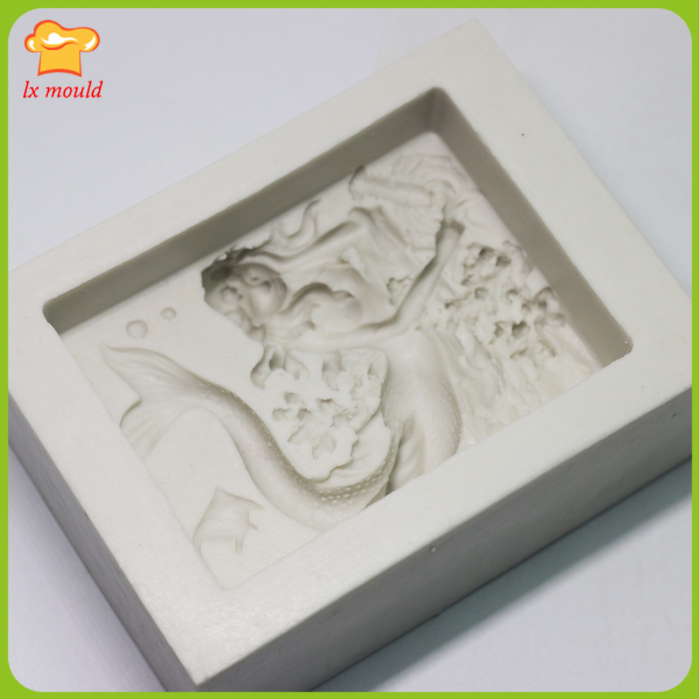 2D Mermaid Soap Silicone Molds - Bath Bomb Mold recension och pris