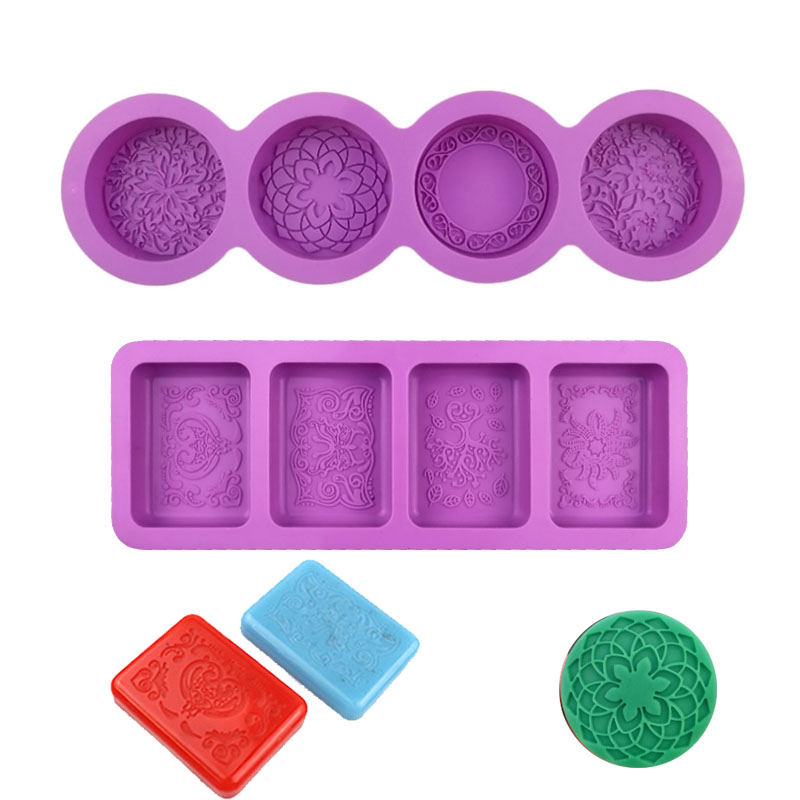 Flower Pattern Silicone Mold F - Bath Bomb Mold recension och pris