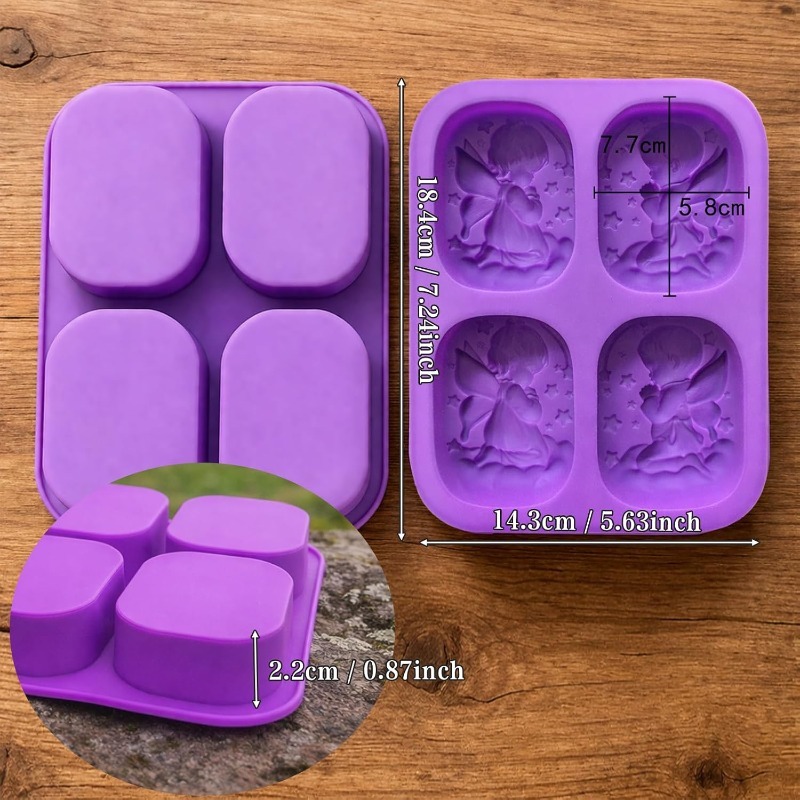 Angel Silicone Mold For Soap M - Bath Bomb Mold recension och pris