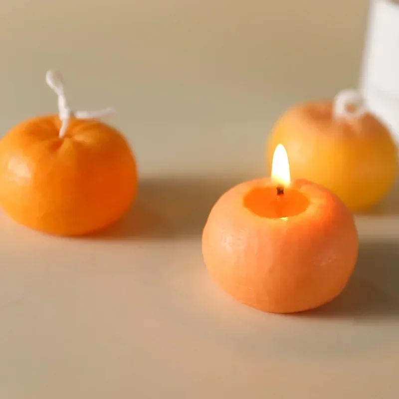 New 3D Orange Silicone Candle  - Bath Bomb Mold recension och pris