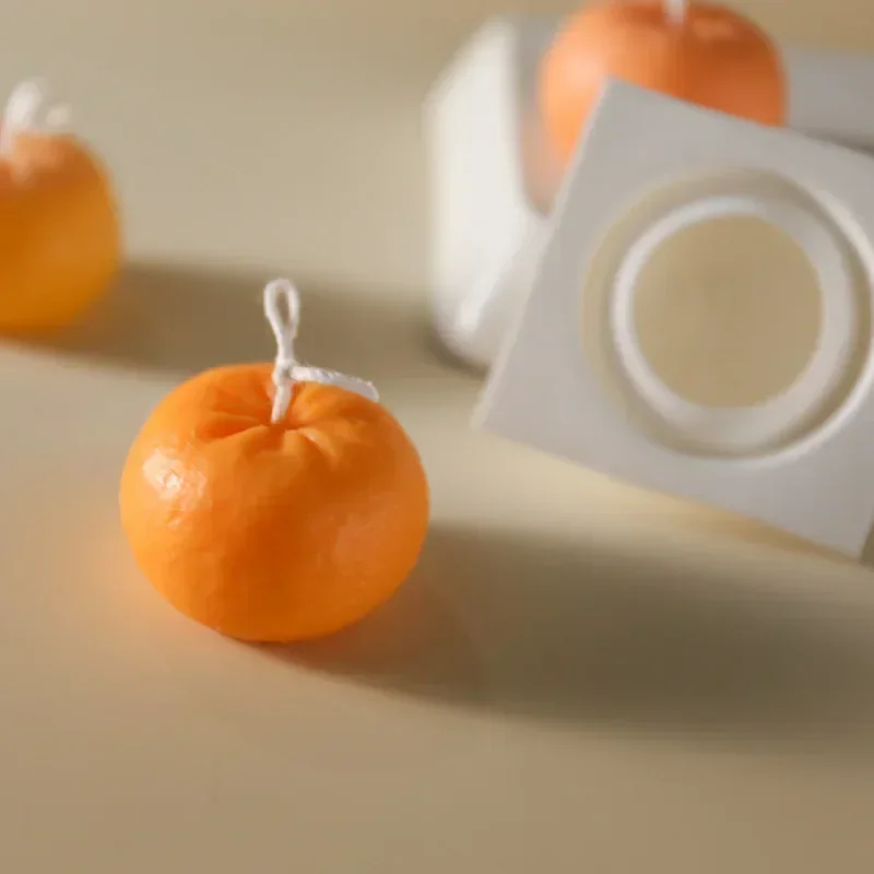 New 3D Orange Silicone Candle  - Bath Bomb Mold recension och pris