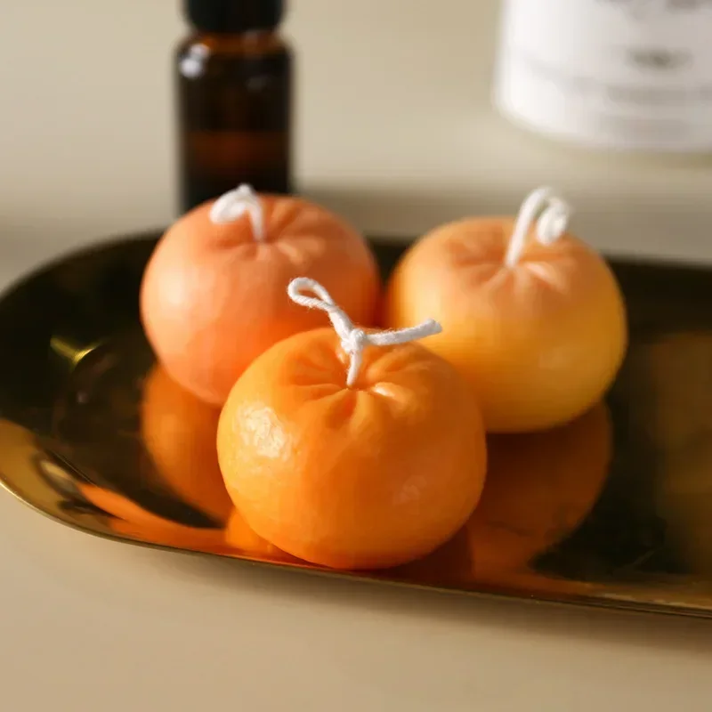 New 3D Orange Silicone Candle  - Bath Bomb Mold recension och pris